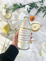 NEW Pear & Osmanthus bubble bath milk