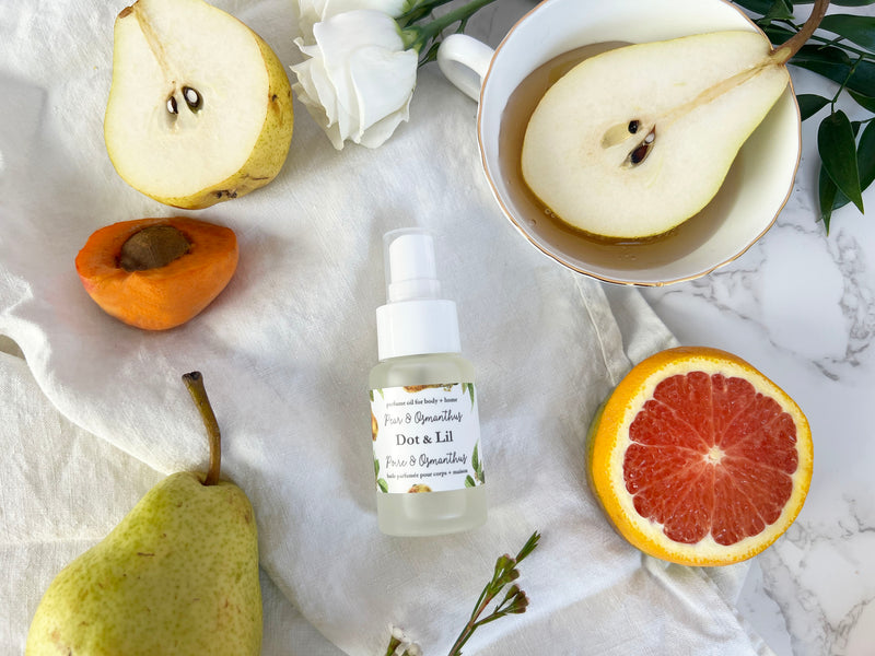 NEW Pear & Osmanthus perfume oil