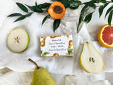 NEW Pear & Osmanthus soap