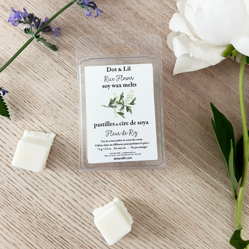 NEW - Rice Flower soy wax melt