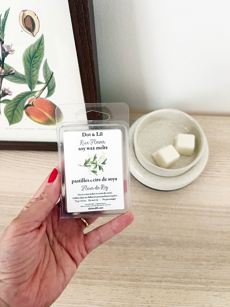 NEW - Rice Flower soy wax melt